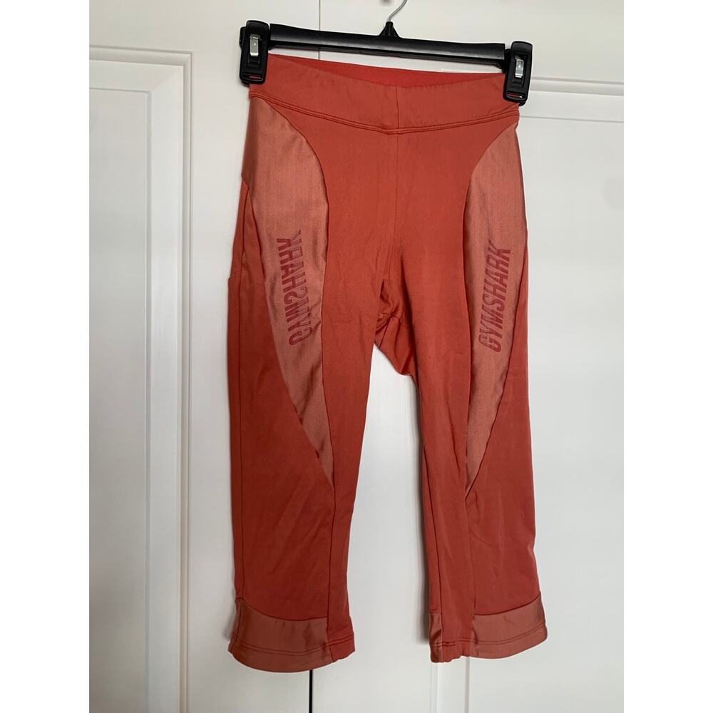 Gymshark Turbo Cropped Leggings Moroccan Brick in small